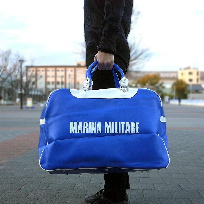 イタリア軍 MMI スポーツ ボストンバッグ ブルー PVCタイプ1 デッド