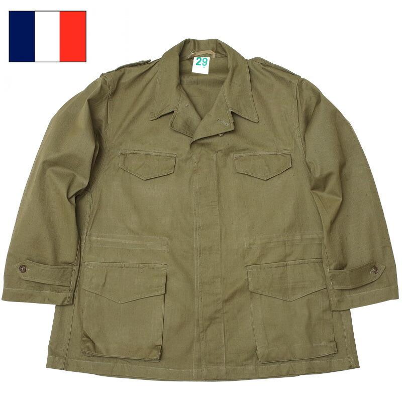 フランス軍 M-47 フィールドジャケット HBT 後期型 デッド フランス軍 M-47 フィールドジャケット HBT 後期型 デッド