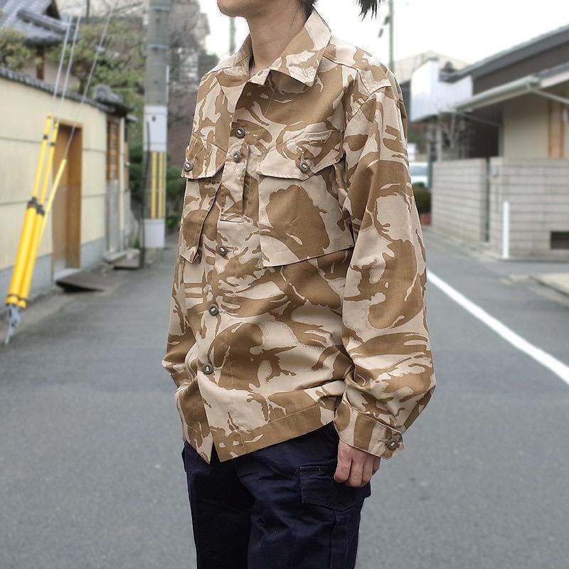 イギリス軍 DPMシャツ デザートカモ デッドストック JS032NN 英国 UK