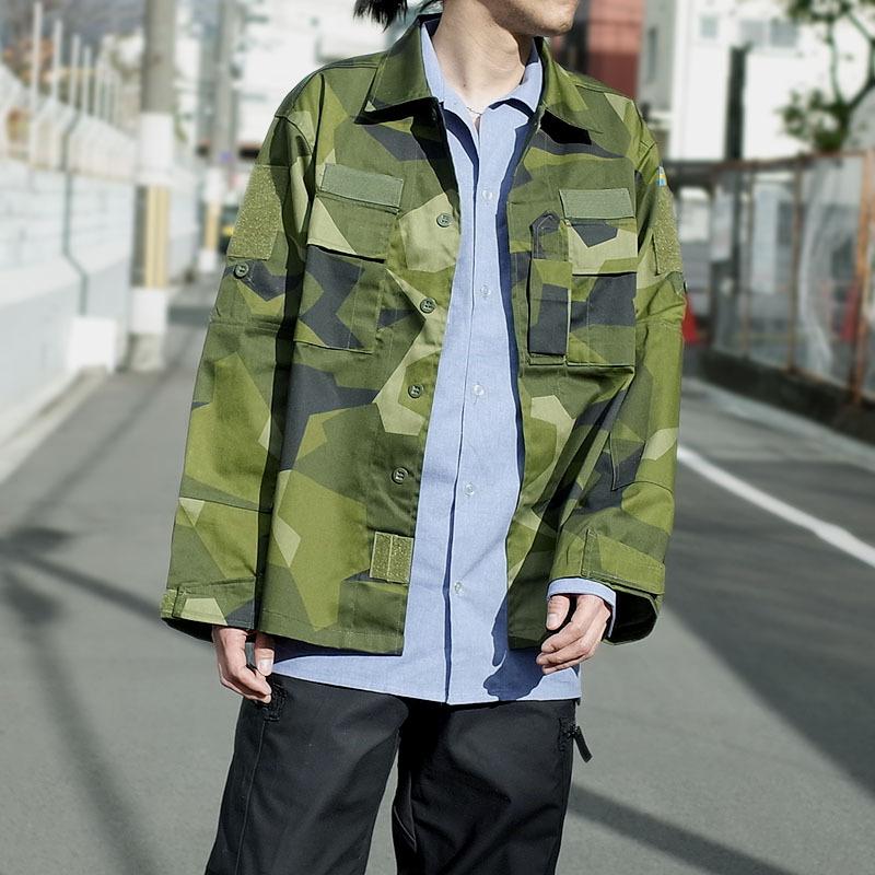 YMCLKY スウェーデン軍タイプ UF90 フィールドシャツ M90 YMCLKY スウェーデン軍タイプ UF90 フィールドシャツ M90