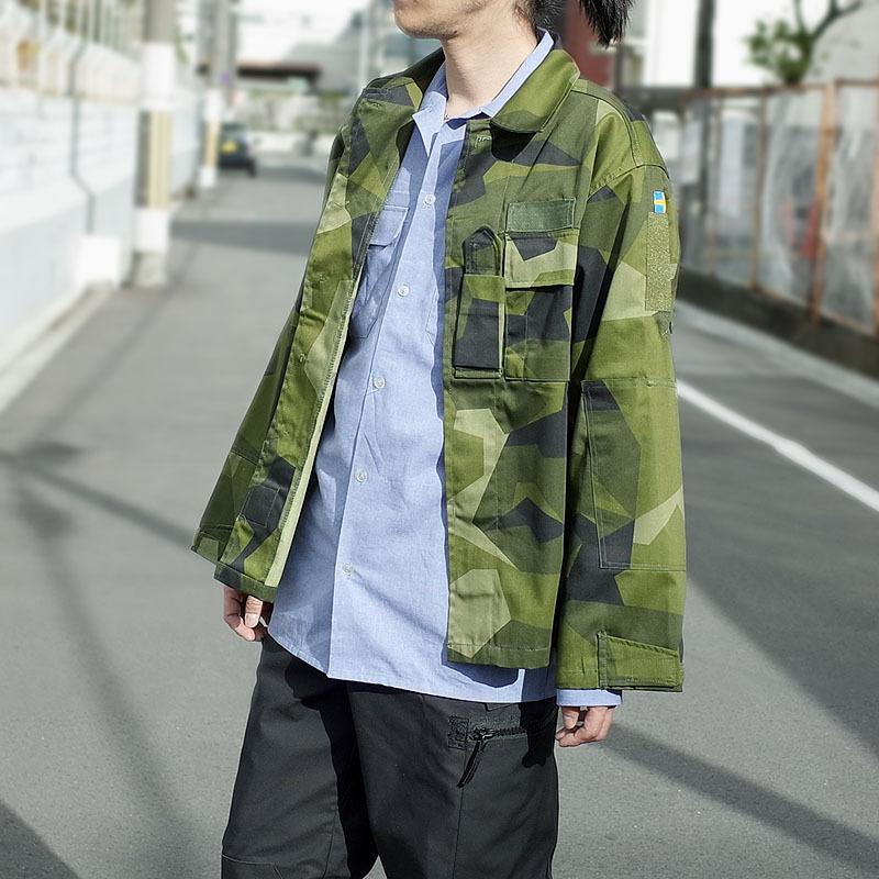 YMCLKY スウェーデン軍タイプ UF90 フィールドシャツ M90 YMCLKY スウェーデン軍タイプ UF90 フィールドシャツ M90