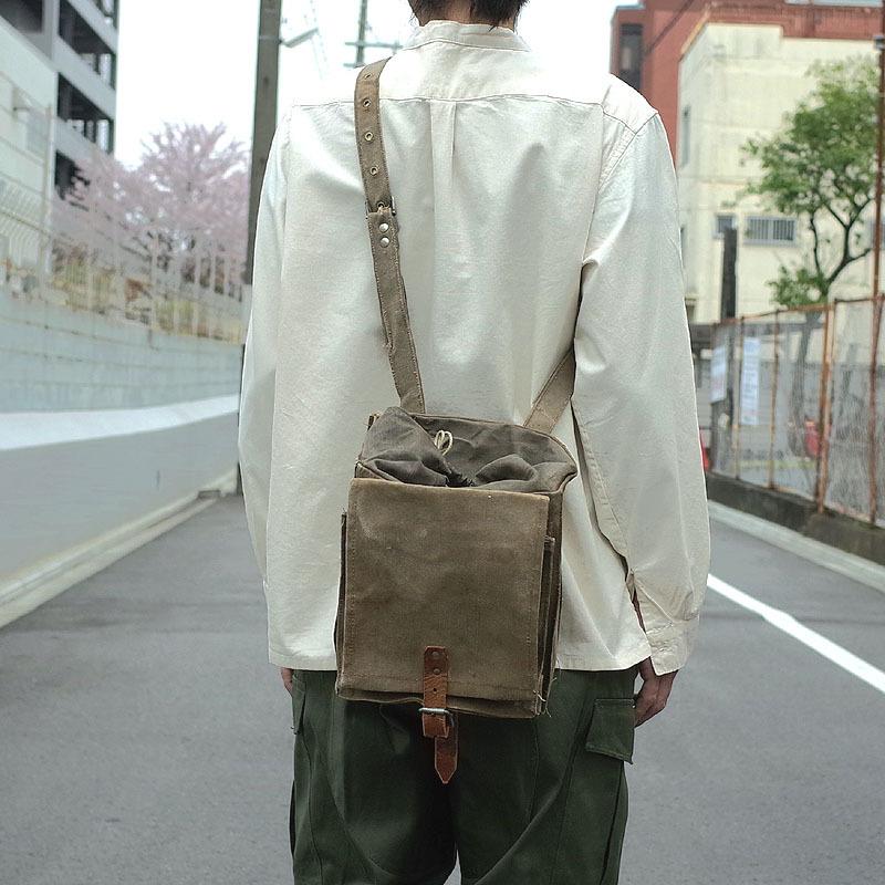 スウェーデン軍 M39 キャンバスショルダーバッグ BS185UN 実物 ...