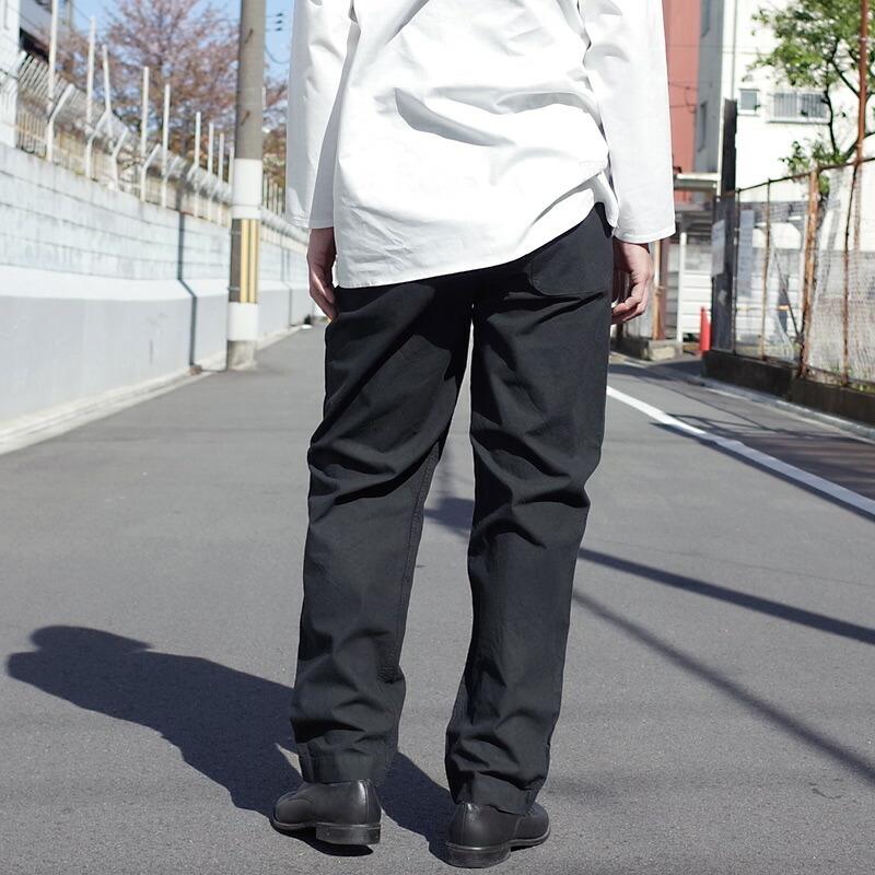 イタリア軍 ワークパンツ 黒染め デッドストック トラウザー ボトムス