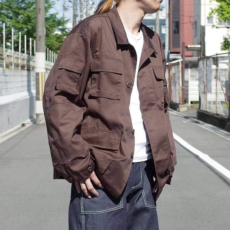 YMCLKY 米軍タイプ BDUジャケット ブラウン JB029YN メンズ YMCLKY 米軍タイプ BDUジャケット ブラウン JB029YN メンズ