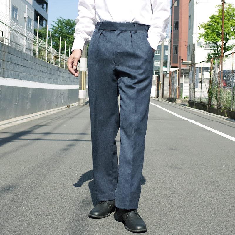 イギリス軍 No.2 ドレスパンツ ネイビー USED 大きめサイズ イギリス軍 No.2 ドレスパンツ ネイビー USED 大きめサイズ