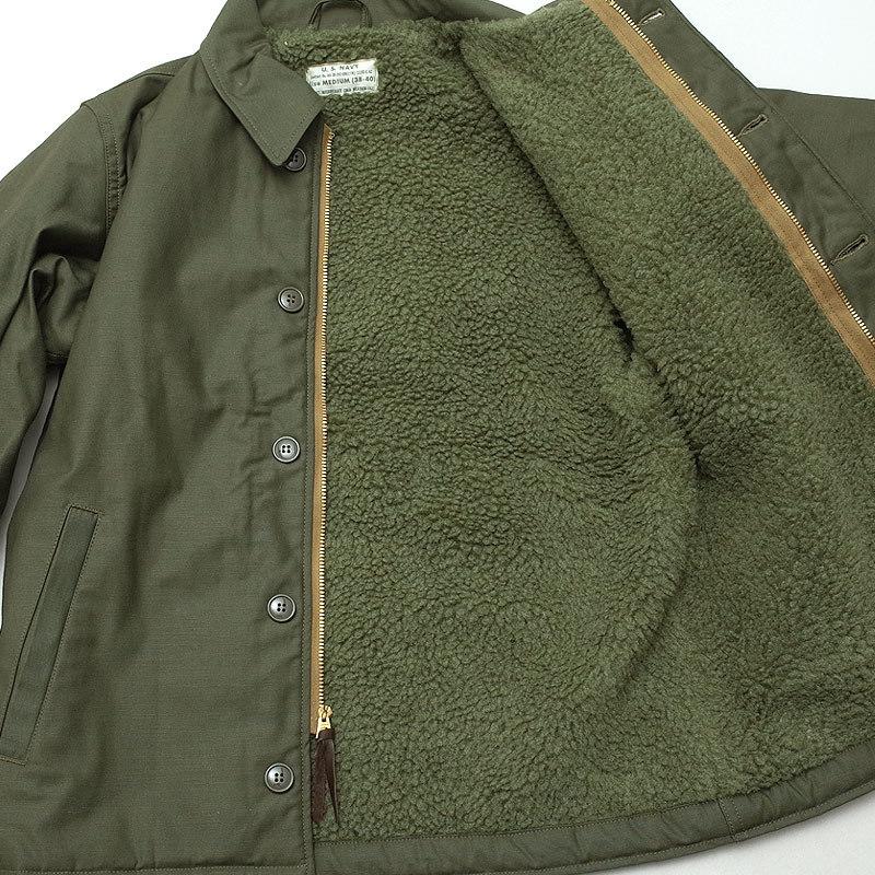 BUZZ RICKSON'S バズリクソンズ #BR14956 A-2 デッキジャケット『U.S.NAVY』メンズ A2 DECK アウター ブルゾン 米軍の画像