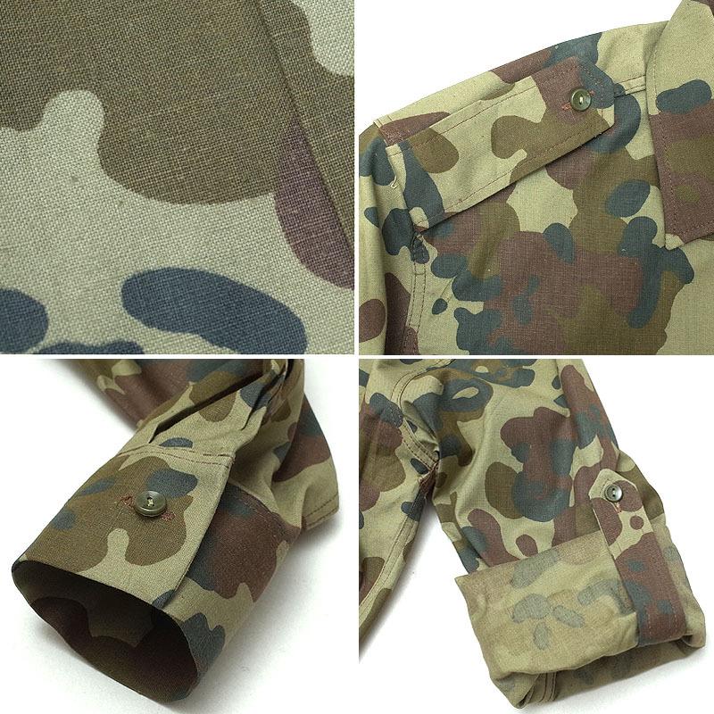 ルーマニア軍 フィールドシャツ 長袖 M94フレックカモ デッドストック
