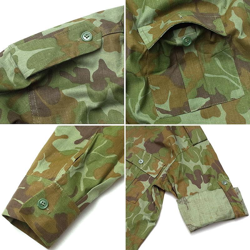 ルーマニア軍 フィールドシャツ 長袖 M90リーフカモ デッド ルーマニア軍 フィールドシャツ 長袖 M90リーフカモ デッド