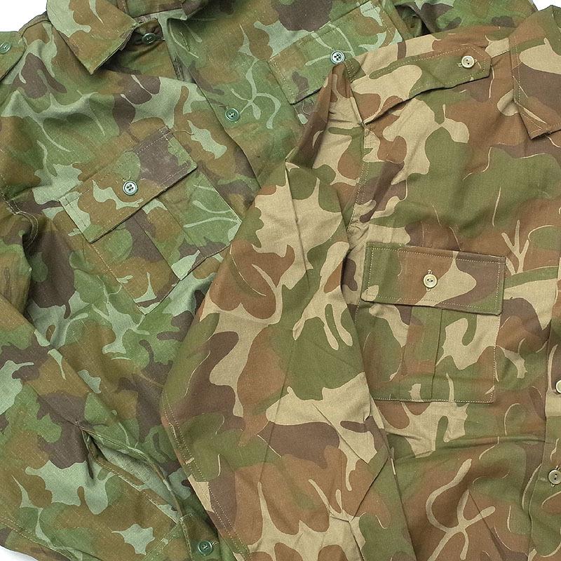 ルーマニア軍 フィールドシャツ 長袖 M90リーフカモ デッド ルーマニア軍 フィールドシャツ 長袖 M90リーフカモ デッド