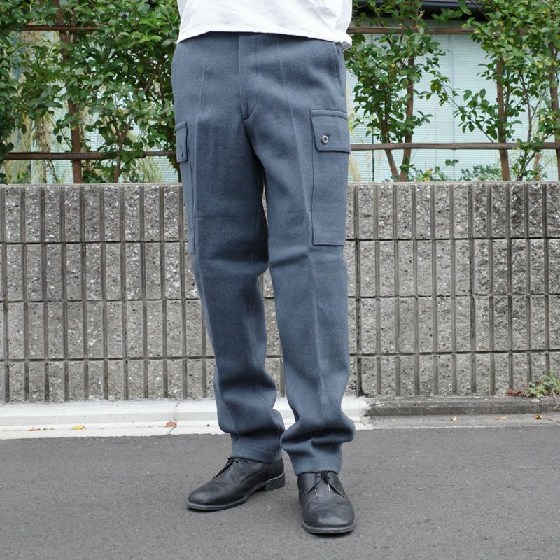 フィンランド軍 ウール フィールドパンツ ブルーグレー デッドストック