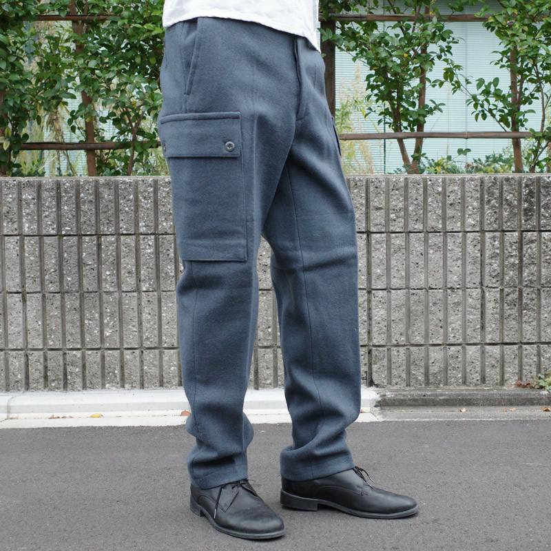 フィンランド軍 ウール フィールドパンツ ブルーグレー デッドストック