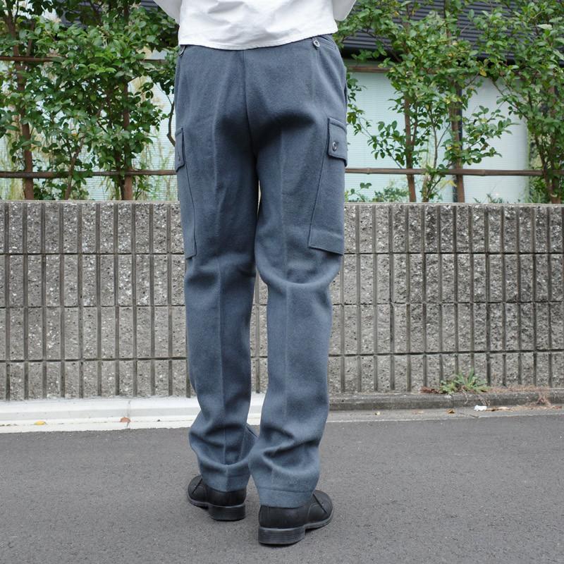 フィンランド軍 ウール フィールドパンツ ブルーグレー デッドストック