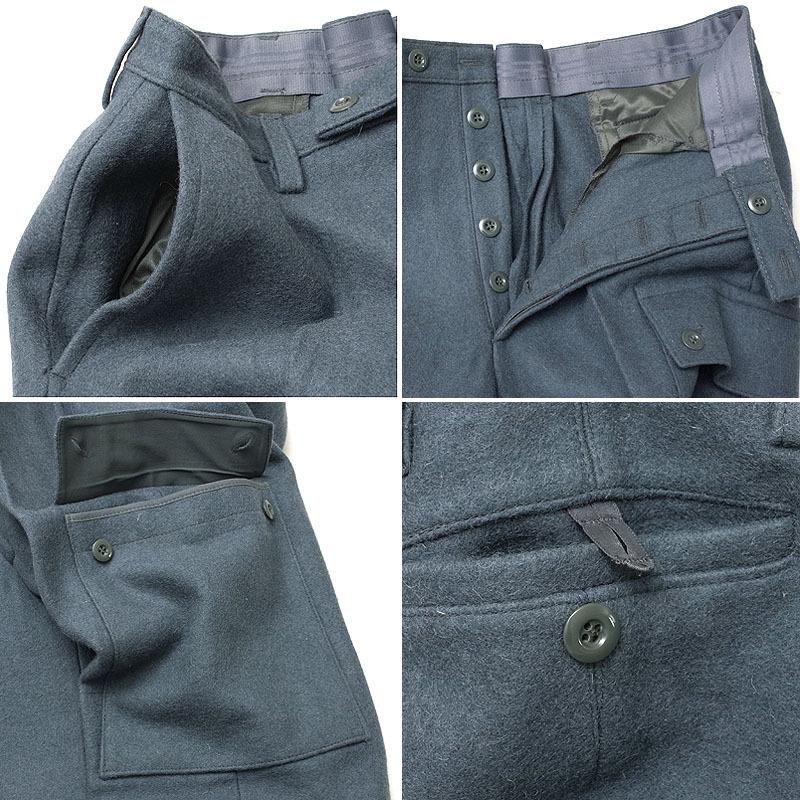 フィンランド軍 ウール フィールドパンツ ブルーグレー デッドストック