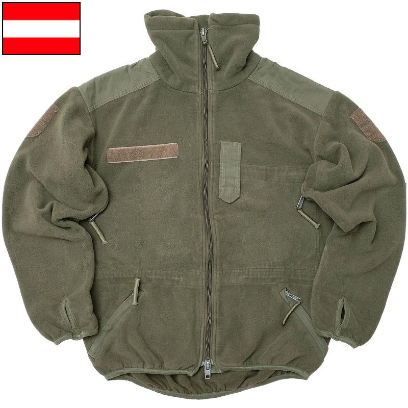 オーストリア軍 フリースジャケット USED JJ298UN 防寒 防水 オーストリア軍 フリースジャケット USED JJ298UN 防寒 防水