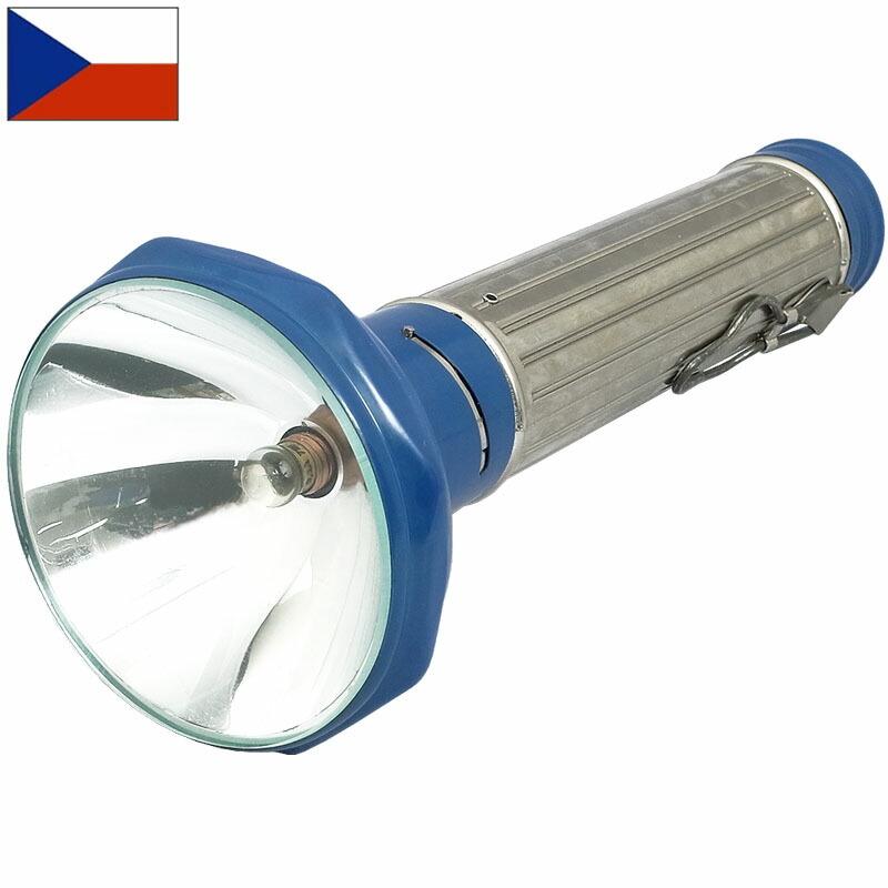 チェコ軍 ハンドライト シルバー×ブルー L デッドストック EE697NN