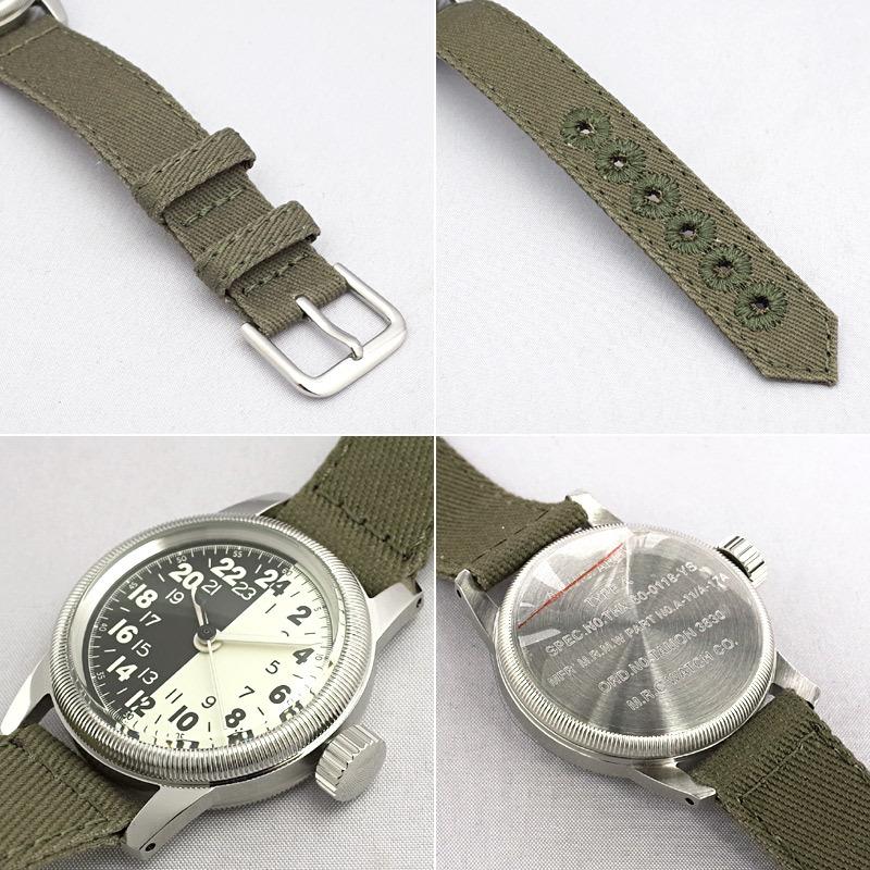MONTRE ROROI モントルロロイ A-17a 24時間 ナイト＆デイ文字盤 腕時計
