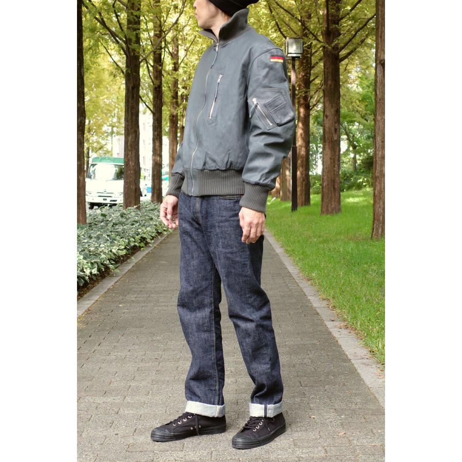 ドイツ軍 レザーフライトジャケット グレー USED JJ146UN 本革 ドイツ軍 レザーフライトジャケット グレー USED JJ146UN 本革