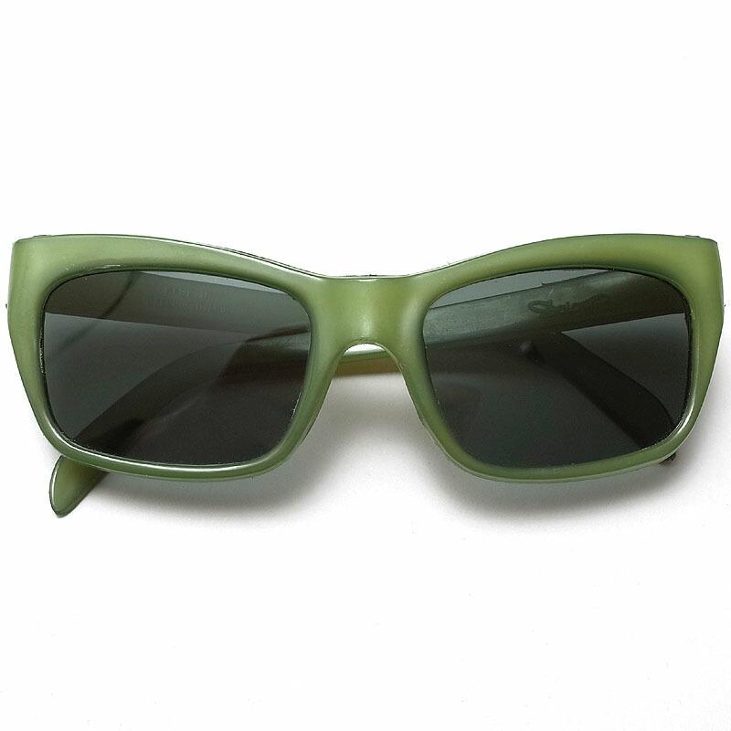 極美品　BALENCIAGA　サングラス　BA130　べっ甲柄フレーム　グリーン チェコ軍 サングラス グリーンフレーム デッドストック EE685NN メガネ