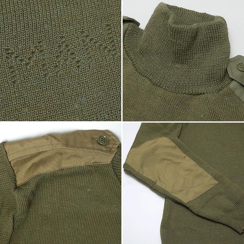 ルーマニア軍 ハイネック コマンドセーター デッドストック