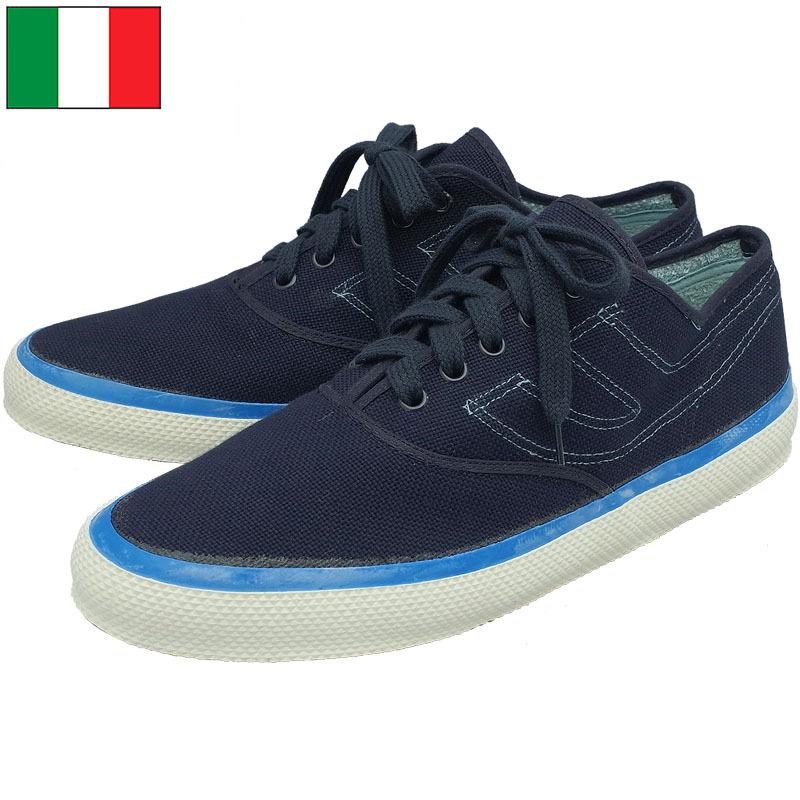 イタリア軍 ボートシューズ ネイビー デッドストック FS047NN