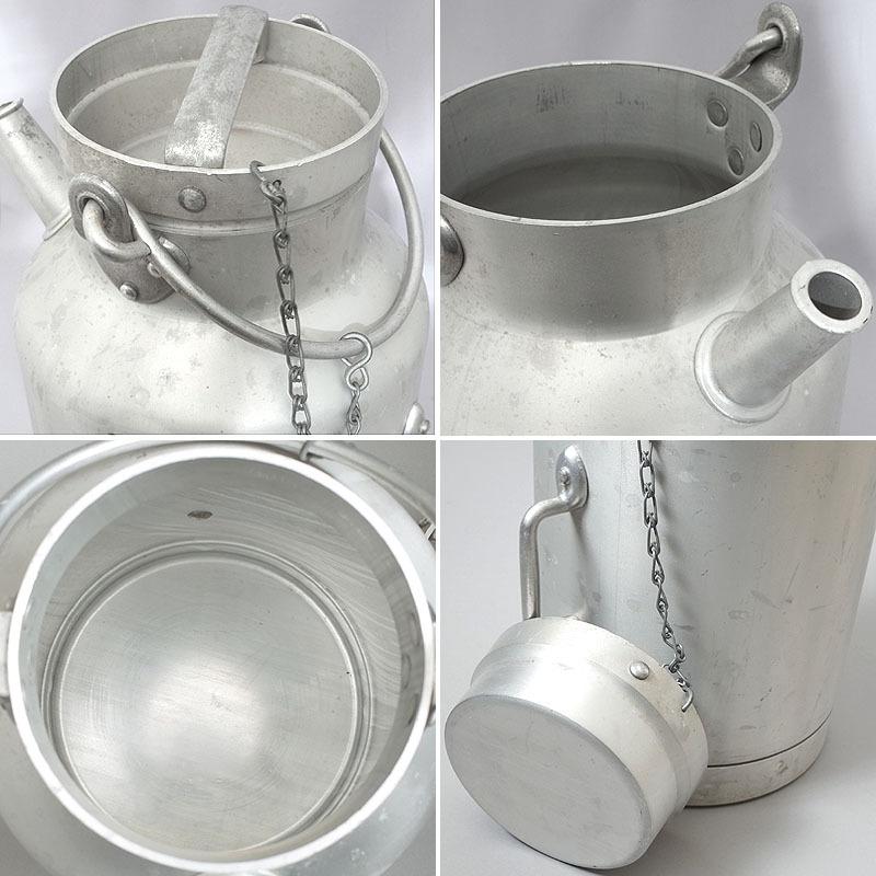 フランス軍 アルミ ミルク缶 10L USED ZEE609UN 実物ミリタリー フランス軍 アルミ ミルク缶 10L USED ZEE609UN 実物ミリタリー