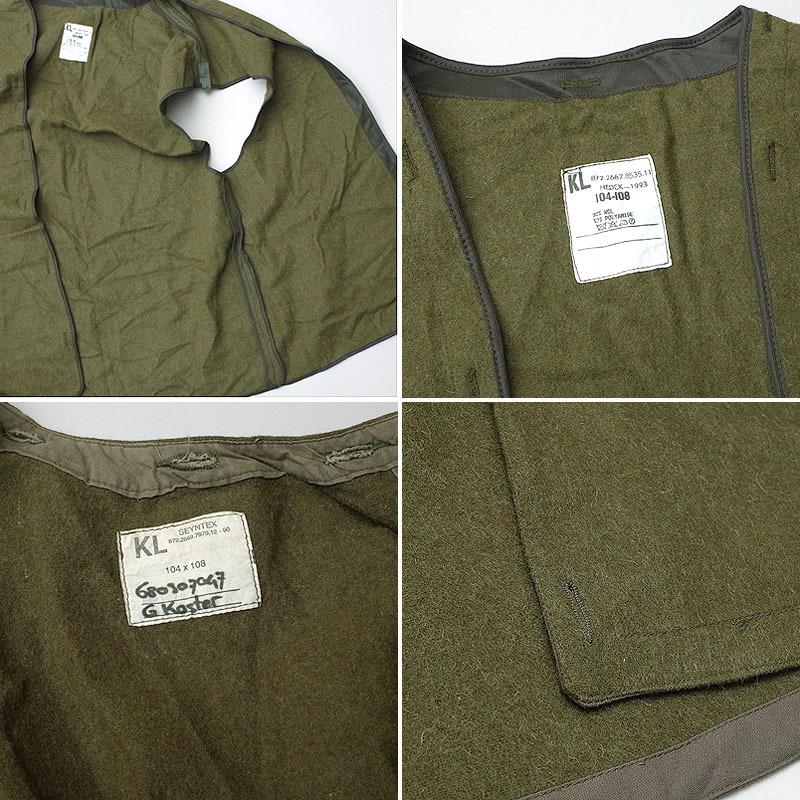 オランダ軍 ウール ライナーベスト USED JV038UN <br>男性