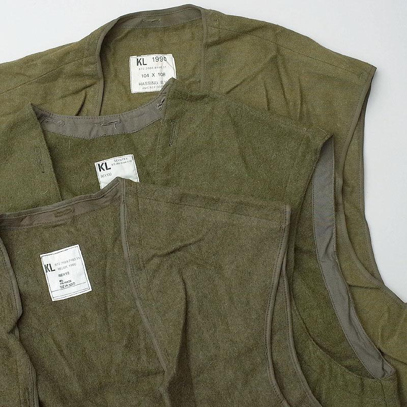 オランダ軍 ウール ライナーベスト USED JV038UN 男性 メンズ KL 陸軍