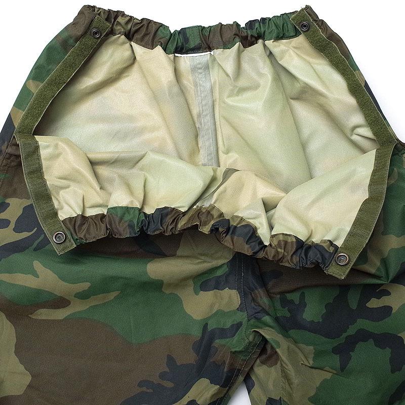 イタリア軍 ウォータープルーフ レインパンツ ウッドランド デッド