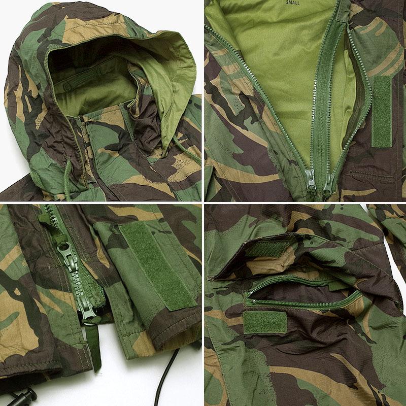イギリス軍 ウォータープルーフ ジャケット DPMカモ USED フード イギリス軍 ウォータープルーフ ジャケット DPMカモ USED フード