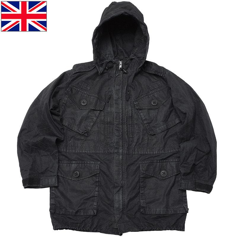 イギリス軍 SAS コンバット スモックパーカー ブラック USED イギリス軍 SAS コンバット スモックパーカー ブラック USED
