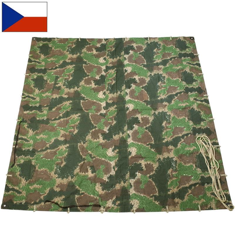 チェコ軍 50s テントシート クラウドカモ デッドストック チェコ軍 50s テントシート クラウドカモ デッドストック
