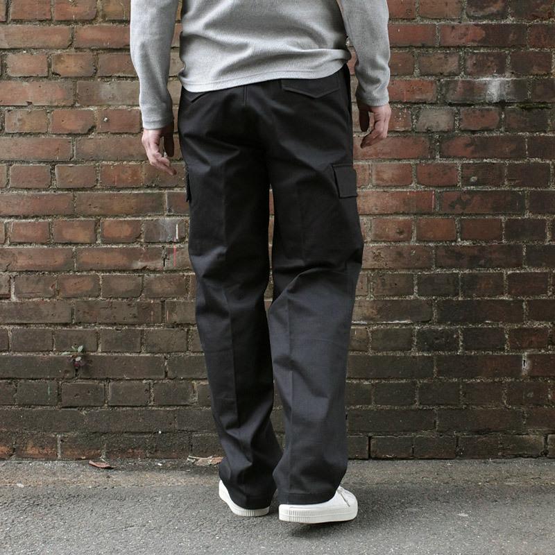 スペイン ポストメール カーゴパンツ ブラック サイズW50以下