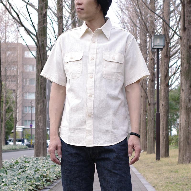 SUGAR CANE SUGARCANE シュガーケーン #SC37942 半袖 ホワイト