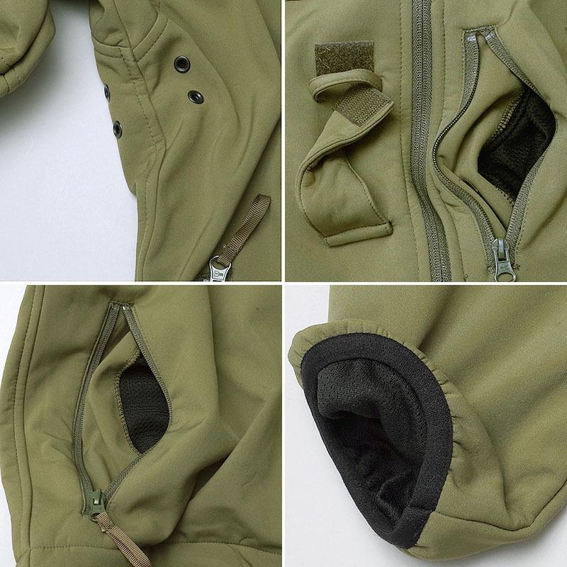 オランダ軍 ソフトシェルジャケット 胸ポケット付き USED