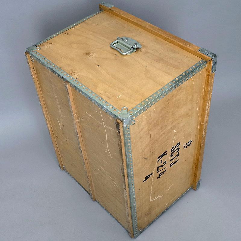 デンマーク軍 ウッドボックス ラージ USED #1 BX095NN BOX 木箱 デンマーク軍 ウッドボックス ラージ USED #1 BX095NN BOX 木箱