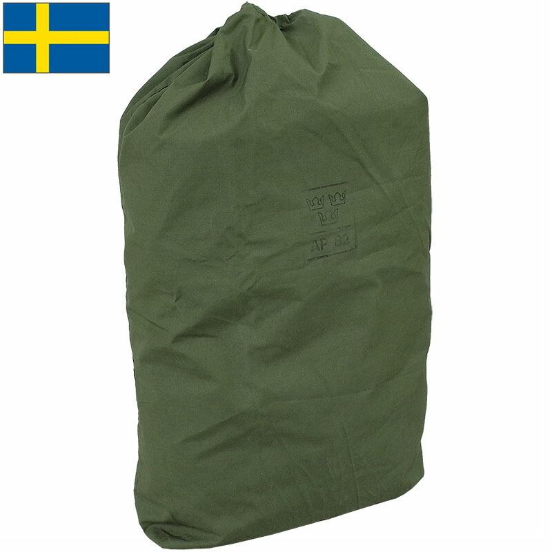 スウェーデン軍 ランドリーバッグ オリーブ デッドストック BE054NN