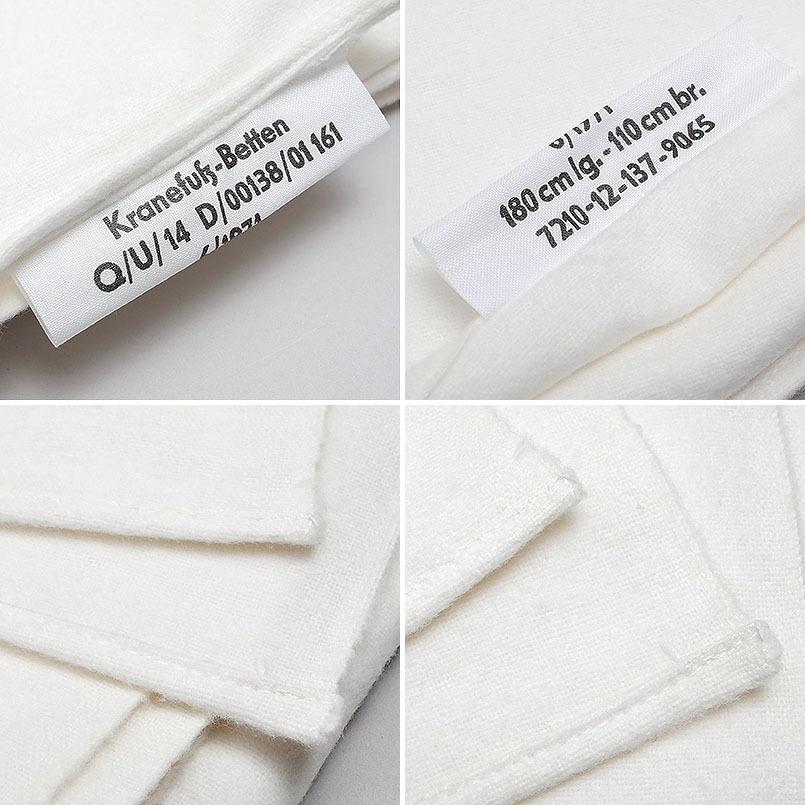 ドイツ軍 コットンブランケット ホワイト 180×110cm デッド