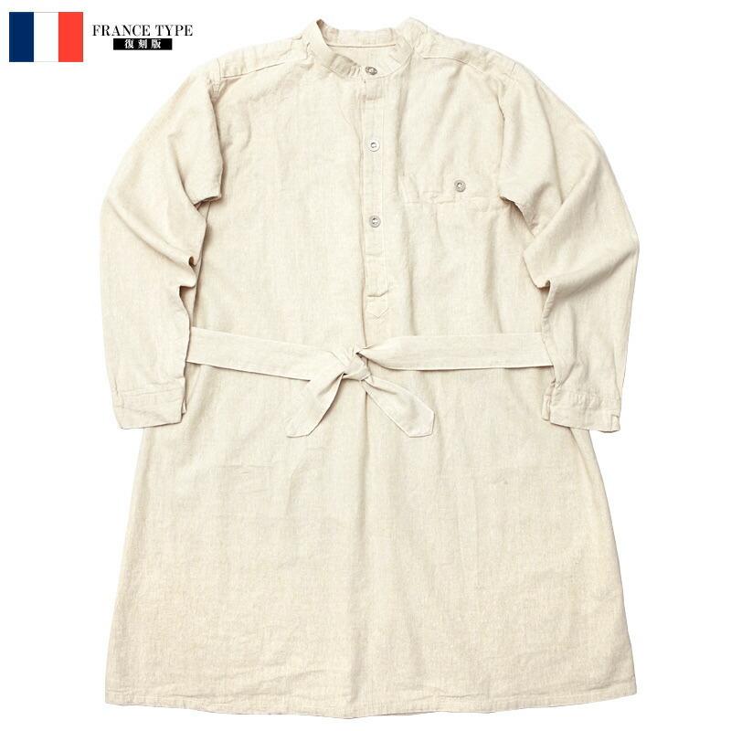 YMCLKY 10%OFF□フランス軍タイプ ボージョンスモック ナチュラル