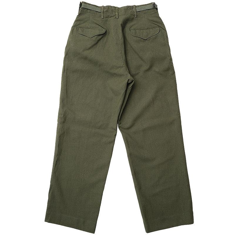 米軍 M51 ウール フィールドパンツ オリーブ ボタンフライ USED 米軍 M51 ウール フィールドパンツ オリーブ ボタンフライ USED