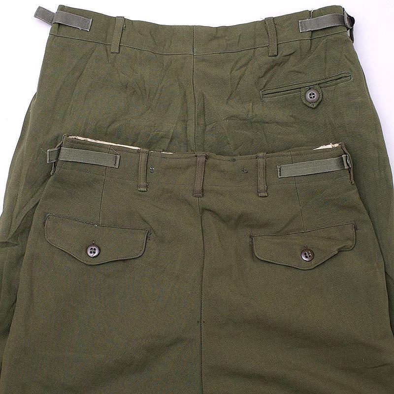 米軍 M51 ウール フィールドパンツ オリーブ ジッパーフライ USED 