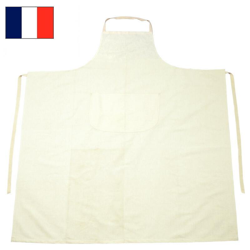 1950年代 フランス軍 HM ホスピタルミリタリー エプロン リネン 1950's French Army Hospital Apron | genre