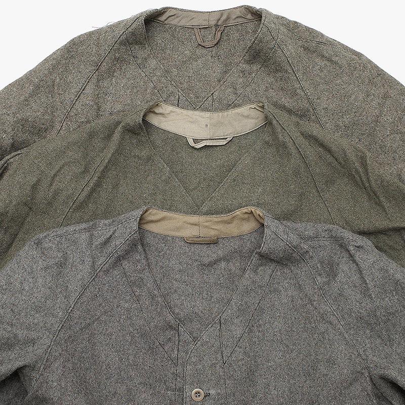スウェーデン軍 M39 ウール コートライナー グレー USED JC033UN SWD M