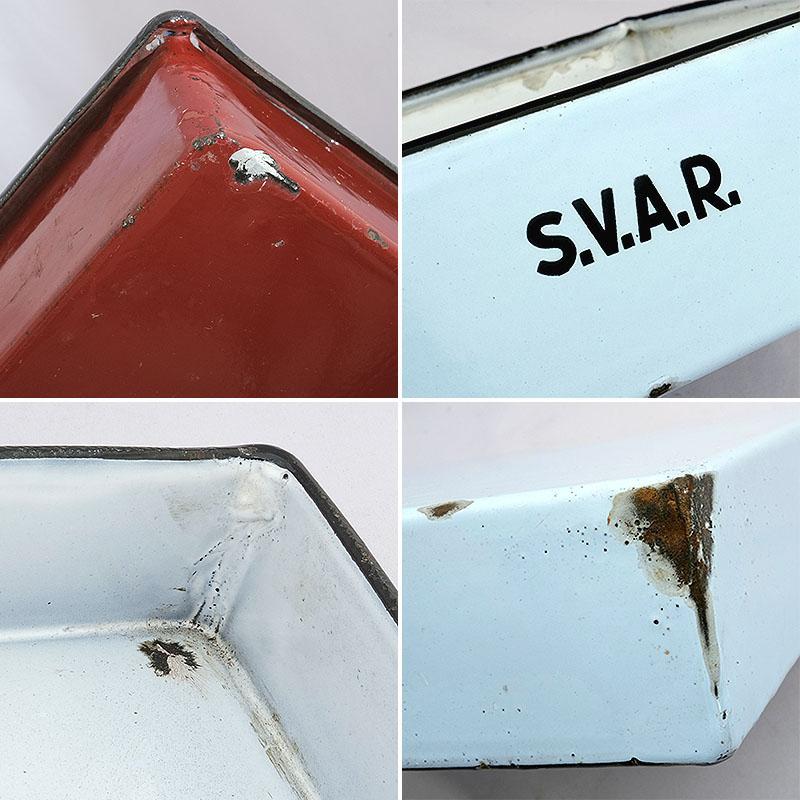 ルーマニア軍 ホーロー トレイ Sサイズ USED EE751NN 琺瑯