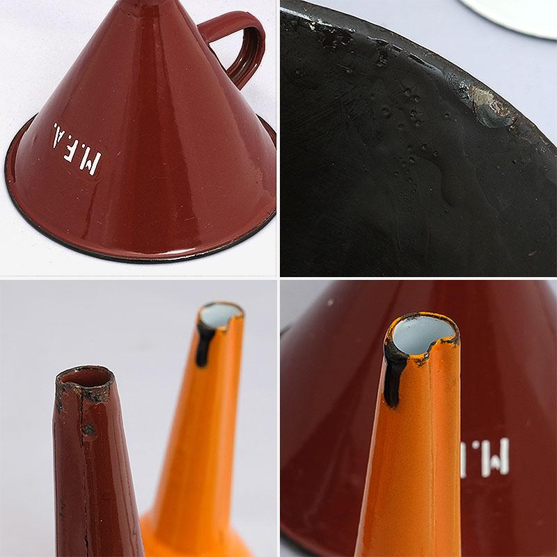 ルーマニア軍 ホーロー じょうご Sサイズ USED EE750NN 琺瑯 ほうろう