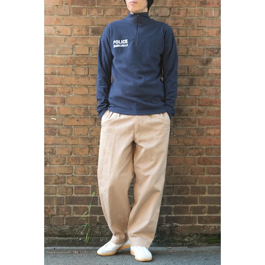 フランス ポリス プルオーバー フリースジャケット ネイビー デッド