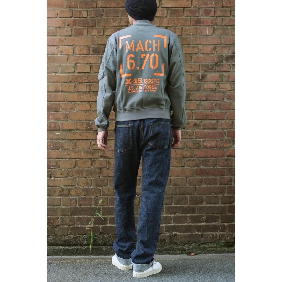 AVIREX アビレックス #6123444 長袖 ジップスウェット MA-1 メンズ