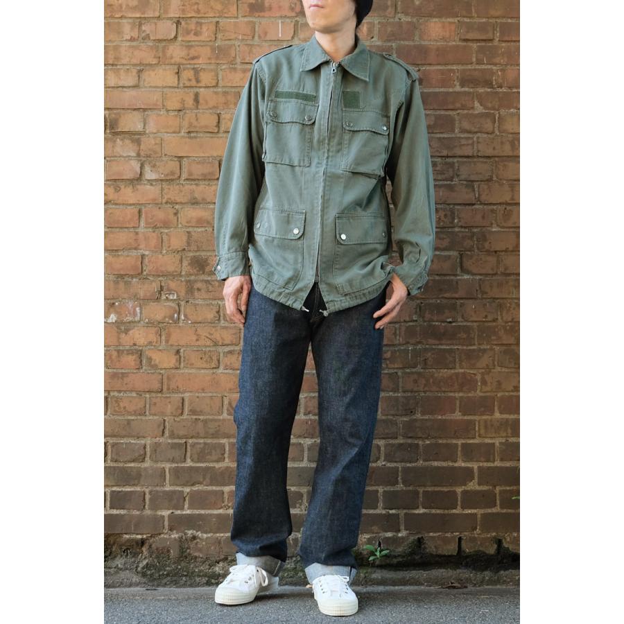 フランス軍 AF フィールドジャケット HBT オリーブ USED JJ321UN フランス軍 AF フィールドジャケット HBT オリーブ USED JJ321UN