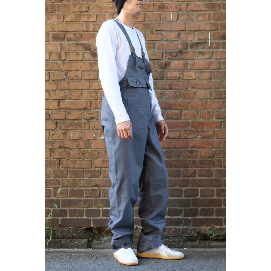 ハンガリー軍 マウンテン ビブオーバーオール グレー レディース