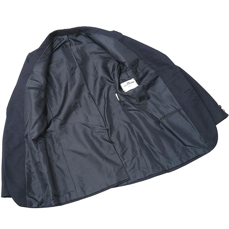 フランス ミリタリースクール ブレザー ネイビー 2ボタン USED JJ325NN