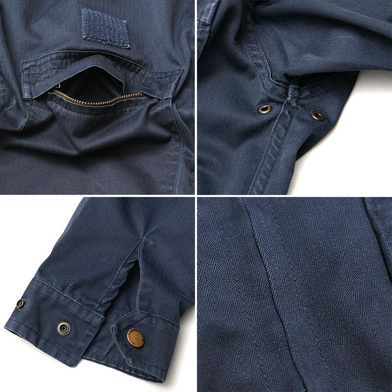 フランス軍 ミリタリーポリス パイロットジャケット ネイビー サイズ